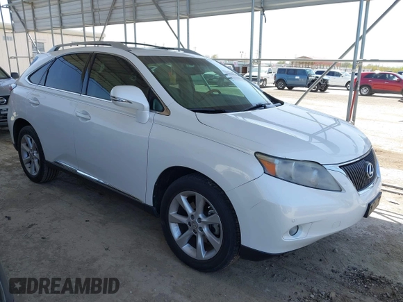 2011 Lexus RX 350 with VIN 2T2ZK1BA3BC062431, listed as a IAAI auction lot 41830116 with 163,504 mi miles and . Bid and sale history available at DreamBid. Image 1.