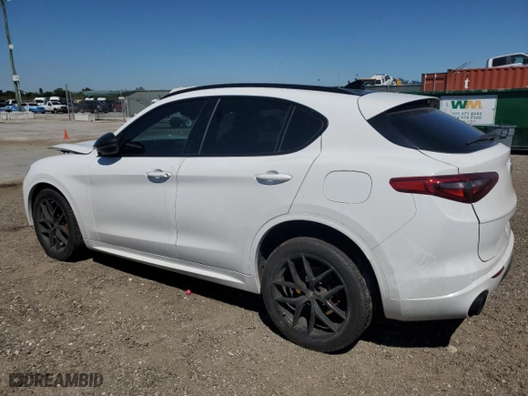 2020 Alfa Romeo Stelvio with VIN ZASPAJAN7L7C92406, listed as a Copart auction lot 48325595 with 56,078 mi miles and Non Repairable. Bid and sale history available at carsss.com. Image 2.