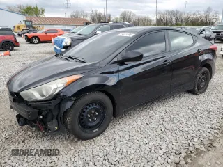 2012 Hyundai Elantra Limited with VIN KMHDH4AEXCU288307, listed as a Copart auction lot 53443165 with 231,272 mi miles and Non Repairable. Bid and sale history available at carsss.com. Image 1.