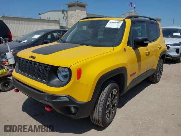 2023 Jeep Renegade Trailhawk with VIN ZACNJDC14PPP66216, listed as a IAAI auction lot 42000920 with 36,048 mi miles and . Bid and sale history available at DreamBid. Image 17.