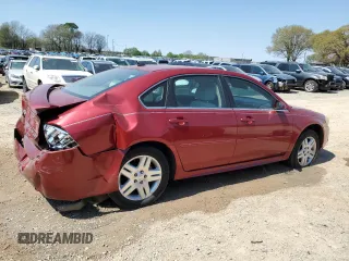2013 Chevrolet Impala LT with VIN 2G1WB5E33D1197155, listed as a Copart auction lot 50508975 with 103,880 mi miles and Salvage Title. Bid and sale history available at DreamBid. Image 3.