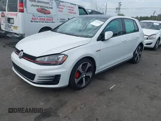 2017 Volkswagen Golf GTI S with VIN 3VW547AU9HM069439, listed as a IAAI auction lot 41513407 with 47,623 mi miles. Bid and sale history available at carsss.com. Image 2.