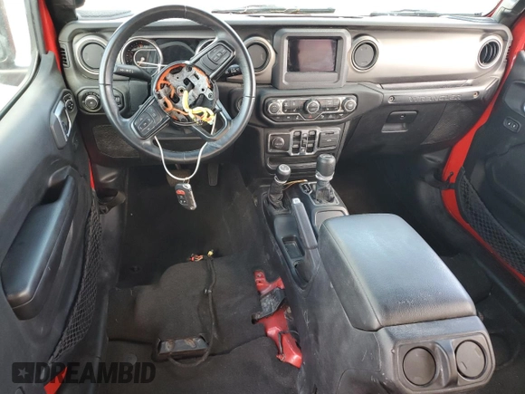 2020 Jeep Wrangler Unlimited Sport S with VIN 1C4HJXDG1LW216926, listed as a Copart auction lot 61456015 with Not provided miles and Salvage title. Bid and sale history available at DreamBid. Image 8.