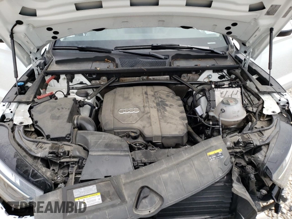 2021 Audi Q5 with VIN WA1AABFYXM2050645, listed as a Copart auction lot 53162383 with 23,012 mi miles and . Bid and sale history available at DreamBid. Image 13.