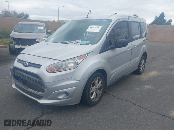 2016 Ford Transit Connect XLT with VIN NM0AE8F78G1230587, listed as a IAAI auction lot 41643706 with 98,957 mi miles and . Bid and sale history available at DreamBid. Image 2.