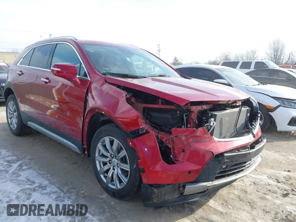 2021 Cadillac XT4 FWD Premium Luxury with VIN 1GYFZCR44MF019607, listed as a IAAI auction lot 41363064 with 24,364 mi miles. Bid and sale history available at carsss.com. Image 1.
