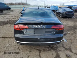 2015 Audi A8 L 4.0T with VIN WAU32AFD3FN036507, listed as a Copart auction lot 49121635 with 77,257 mi miles and Salvage Title. Bid and sale history available at carsss.com. Image 6.