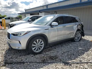 2019 Infiniti QX50 Luxe with VIN 3PCAJ5M38KF125979, listed as a Copart auction lot 57863035 with 84,048 mi miles and Clean title. Bid and sale history available at DreamBid. Image 1.