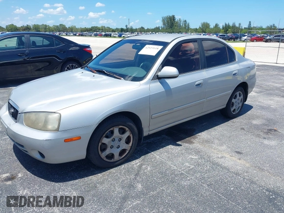 2002 Hyundai Elantra GLS with VIN KMHDN45DX2U310539, listed as a IAAI auction lot 42523118 with 196,121 mi miles and . Bid and sale history available at DreamBid. Image 2.