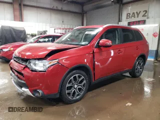 2015 Mitsubishi Outlander GT z VIN JA4JZ4AX7FZ012691, wystawiony jako Copart lot #50050595 z przebiegiem 91 178 mil mil oraz Szkoda całkowita • Salvage title. Historia ofert i sprzedaży dostępna na DreamBid. Obrazek 1.