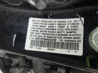 2017 Honda Civic Sedan LX with VIN 19XFC2F50HE034250, listed as a Copart auction lot 50936425 with 190,830 mi miles and Salvage Title. Bid and sale history available at carsss.com. Image 12.