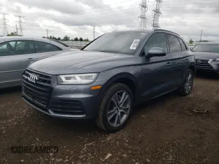 2019 Audi Q5 Premium Plus with VIN WA1BNAFY6K2090947, listed as a Copart auction lot 58061365 with 83,153 mi miles and Salvage title. Bid and sale history available at DreamBid. Image 1.