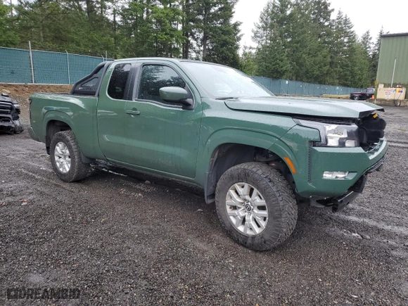 2022 Nissan Frontier S with VIN 1N6ED1CM9NN666098, listed as a Copart auction lot 47490875 with 30,632 mi miles and Salvage Title. Bid and sale history available at carsss.com. Image 4.