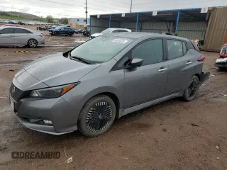 2025 Nissan LEAF SV Plus with VIN 1N4CZ1CV2SC560108, listed as a Copart auction lot 56034025 with 1,145 mi miles and Salvage title. Bid and sale history available at DreamBid. Image 1.