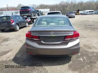2013 Honda Civic LX with VIN 19XFB2F56DE291491, listed as a IAAI auction lot 41947866 with Not Provided miles and . Bid and sale history available at DreamBid. Image 16.