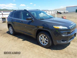 2016 Jeep Cherokee Latitude with VIN 1C4PJMCSXGW296586, listed as a IAAI auction lot 42686423 with 83,833 mi miles and . Bid and sale history available at DreamBid. Image 1.