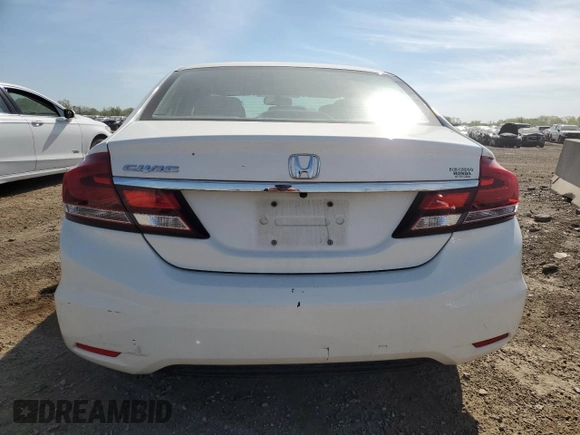 2015 Honda Civic SE z VIN 19XFB2F74FE119108, wystawiony jako Copart lot #56248155 z przebiegiem Nie podano mil oraz Szkoda całkowita • Salvage title. Historia ofert i sprzedaży dostępna na DreamBid. Obrazek 6.