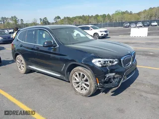 2019 BMW X3 sDrive30i with VIN 5UXTR7C56KLF29586, listed as a IAAI auction lot 41892881 with 26,415 mi miles. Bid and sale history available at carsss.com. Image 1.