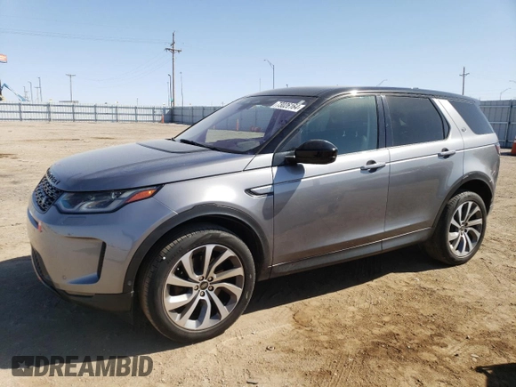 2021 Land Rover Discovery Sport SE with VIN SALCP2FX3MH887067, listed as a Copart auction lot 73026164 with 71,810 mi miles and Salvage Title. Bid and sale history available at carsss.com. Image 1.
