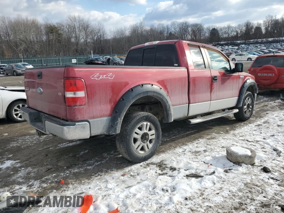 2007 Ford F-150 XLT with VIN 1FTPX145X7FB66846, listed as a Copart auction lot 41988985 with 158,801 mi miles and Salvage Title. Bid and sale history available at carsss.com. Image 3.