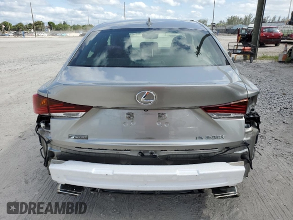 2017 Lexus IS 200t z VIN JTHBA1D28H5049807, wystawiony jako Copart lot #55746585 z przebiegiem 82 984 mil mil oraz Szkoda całkowita • Salvage title. Historia ofert i sprzedaży dostępna na DreamBid. Obrazek 6.