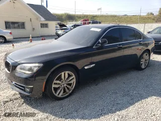 2013 BMW 7 Series 750i xDrive with VIN WBAYB6C5XDC998327, listed as a Copart auction lot 75834704 with 78,580 mi miles and Clean Title. Bid and sale history available at carsss.com. Image 1.