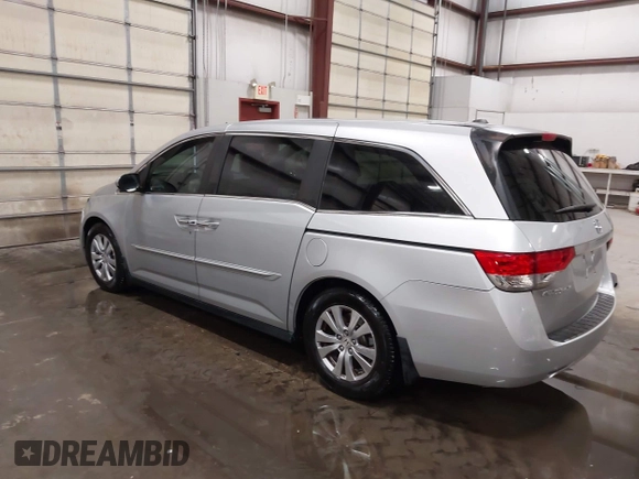 2015 Honda Odyssey EX-L with VIN 5FNRL5H66FB028822, listed as a IAAI auction lot 42067242 with 122,354 mi miles and . Bid and sale history available at carsss.com. Image 3.