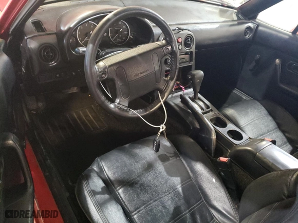 1993 Mazda MX-5 Miata with VIN JM1NA3517P0404252, listed as a Copart auction lot 50776105 with 128,958 mi miles and Clean Title. Bid and sale history available at carsss.com. Image 8.