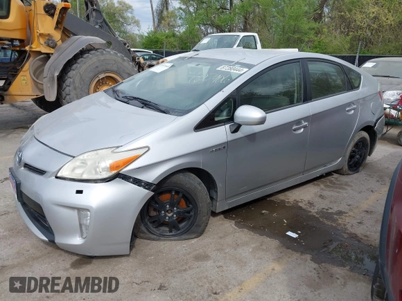 2013 Toyota Prius One with VIN JTDKN3DU1D5627906, listed as a IAAI auction lot 41971669 with 227,726 mi miles. Bid and sale history available at carsss.com. Image 17.