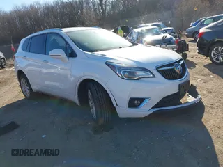 2019 Buick Envision Essence with VIN LRBFX2SA3KD020177, listed as a IAAI auction lot 41539610 with 115,133 mi miles and . Bid and sale history available at carsss.com. Image 1.