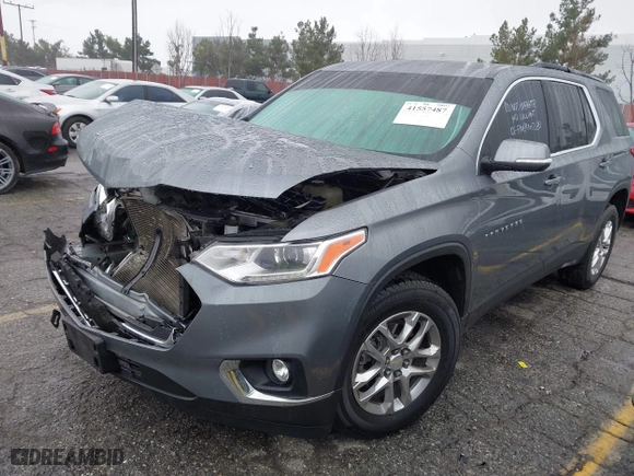 2021 Chevrolet Traverse LT Leather with VIN 1GNERHKWXMJ249859, listed as a IAAI auction lot 41557487 with 49,849 mi miles. Bid and sale history available at carsss.com. Image 22.