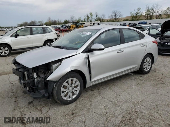 2019 Hyundai Accent SE with VIN 3KPC24A35KE060230, listed as a Copart auction lot 52606115 with 127,481 mi miles and Salvage Title. Bid and sale history available at DreamBid. Image 1.
