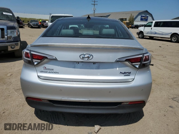 2017 Hyundai Sonata Hybrid Limited with VIN KMHE34L15HA044599, listed as a Copart auction lot 54274143 with 106,525 mi miles. Bid and sale history available at carsss.com. Image 6.