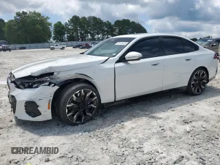 2024 BMW 5 Series 540i xDrive with VIN WBA63FJ04RCS00990, listed as a Copart auction lot 60112415 with Not provided miles and Salvage title. Bid and sale history available at DreamBid. Image 1.