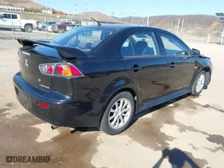 2012 Mitsubishi Lancer ES with VIN JA32U2FU8CU029289, listed as a IAAI auction lot 41753574 with 146,531 mi miles. Bid and sale history available at carsss.com. Image 4.