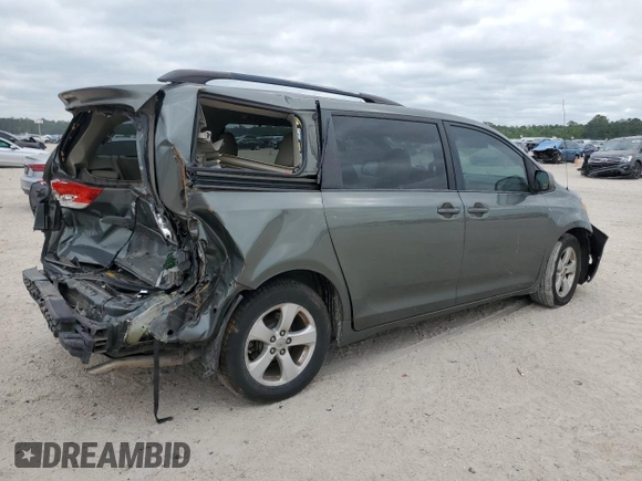 2014 Toyota Sienna LE AAS with VIN 5TDKK3DC5ES440437, listed as a Copart auction lot 52779895 with Not Provided miles and Salvage Title. Bid and sale history available at DreamBid. Image 3.