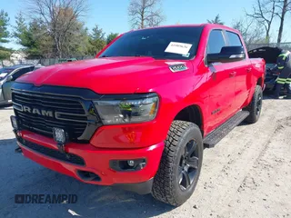 2021 Ram 1500 Big Horn with VIN 1C6SRFFT3MN677725, listed as a IAAI auction lot 41989636 with 37,784 mi miles and . Bid and sale history available at DreamBid. Image 19.