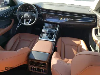 2023 Audi Q8 Premium Plus with VIN WA1EVBF13PD016600, listed as a Copart auction lot 72583044 with 31,983 mi miles and Salvage title. Bid and sale history available at DreamBid. Image 8.