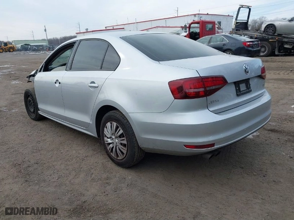 2016 Volkswagen Jetta Sedan 1.4T S with VIN 3VW267AJ7GM360619, listed as a IAAI auction lot 41382274 with 87,415 mi miles. Bid and sale history available at carsss.com. Image 3.