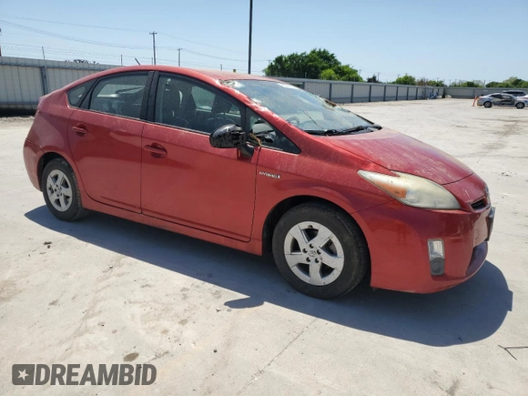 2011 Toyota Prius I with VIN JTDKN3DU3B1467807, listed as a Copart auction lot 52261185 with 209,111 mi miles and Salvage Title. Bid and sale history available at carsss.com. Image 4.