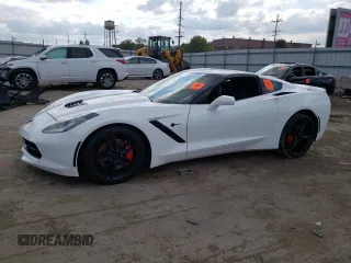 2017 Chevrolet Corvette Z51 3LT with VIN 1G1YM2D70H5118356, listed as a Copart auction lot 72786214 with Not provided miles and Salvage title. Bid and sale history available at DreamBid. Image 1.