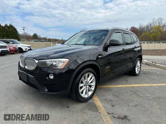 2017 BMW X3 xDrive28i with VIN 5UXWX9C38H0W67134, listed as a Copart auction lot 54678995 with 183,045 mi miles and Clean Title. Bid and sale history available at DreamBid. Image 1.