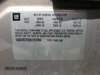 2008 Cadillac CTS RWD z VIN 1G6DV57V380157988, wystawiony jako Copart lot #55927515 z przebiegiem 128 171 mil mil oraz Czysty tytuł • Clean title. Historia ofert i sprzedaży dostępna na DreamBid. Obrazek 12.