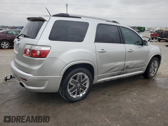 2011 GMC Acadia Denali with VIN 1GKKRTED9BJ280272, listed as a Copart auction lot 50014345 with Not Provided miles and Clean Title. Bid and sale history available at DreamBid. Image 3.