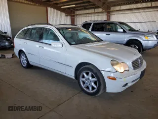 2003 Mercedes-Benz C 240 with VIN WDBRH61J73F323259, listed as a Copart auction lot 59770665 with 150,723 mi miles and Salvage title. Bid and sale history available at DreamBid. Image 4.