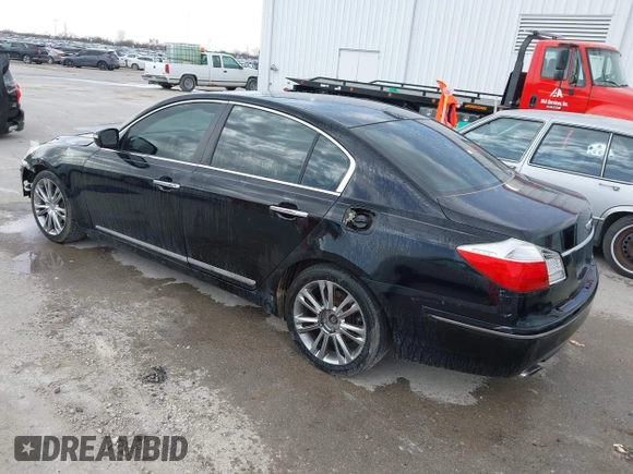 2011 Hyundai Genesis with VIN KMHGC4DF3BU115100, listed as a IAAI auction lot 41797385 with 225,413 mi miles and . Bid and sale history available at DreamBid. Image 3.