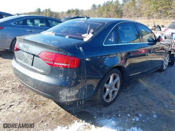 2010 Audi A4 2.0T Premium Plus with VIN WAUFFAFLXAN058599, listed as a IAAI auction lot 41502654 with 161,563 mi miles. Bid and sale history available at carsss.com. Image 4.
