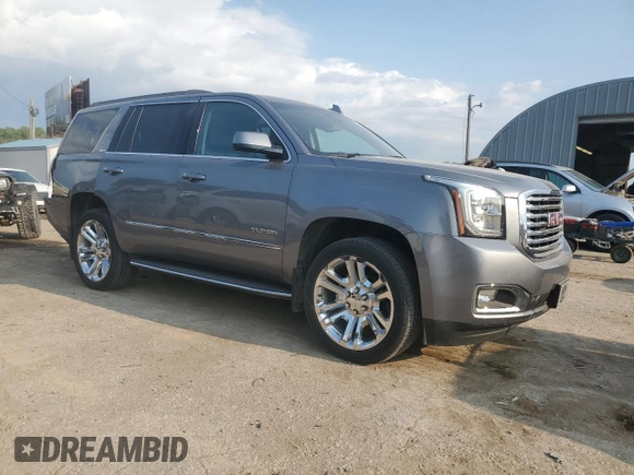 2019 GMC Yukon SLT with VIN 1GKS2BKC9KR211271, listed as a Copart auction lot 63791764 with 60,236 mi miles and Salvage Title. Bid and sale history available at carsss.com. Image 4.