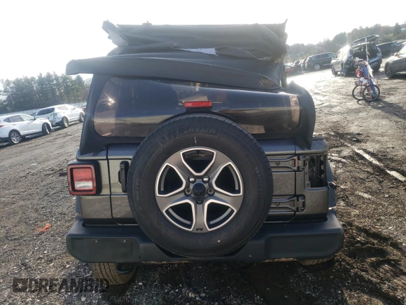 2022 Jeep Wrangler Unlimited Sport S with VIN 1C4HJXDG1NW241246, listed as a Copart auction lot 85425424 with 30,269 mi miles and Salvage Title. Bid and sale history available at carsss.com. Image 6.