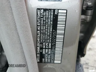 2007 Mercedes-Benz C 230 Sport z VIN WDBRF52H67E027057, wystawiony jako Copart lot #59568325 z przebiegiem 144 208 mil mil oraz Szkoda całkowita • Salvage title. Historia ofert i sprzedaży dostępna na DreamBid. Obrazek 13.